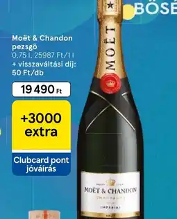 Tesco Moët & Chandon pezsgő ajánlat