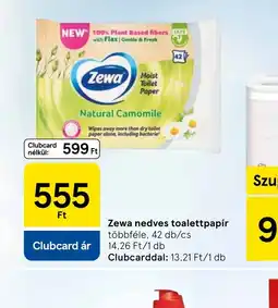 Tesco Zewa nedves toalettpapír ajánlat