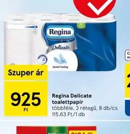 Tesco Regina Delicate toalettpapír ajánlat