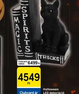 Tesco Halloween LED dekoráci ajánlat