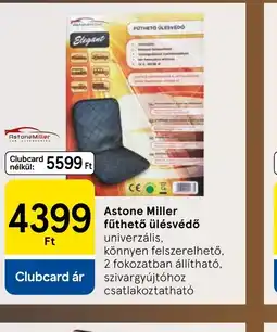 Tesco Astone Miller fűthető ülésvédő ajánlat