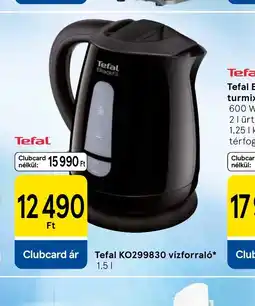 Tesco Tefal KO299830 vízforral ajánlat