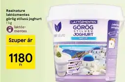 Tesco REALNATURE Laktózmentes Görög Stílusú Joghurt ajánlat