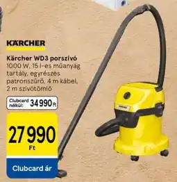 Tesco Kärcher WD3 porszívó ajánlat