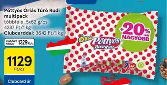 Tesco Pöttyös Óriás Túró Rudi Multipack ajánlat