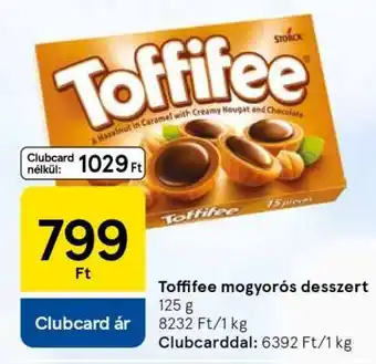 Tesco Toffifee mogyorós desszert ajánlat