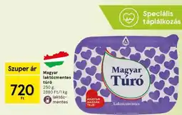 Tesco Magyar laktózmentes túró ajánlat