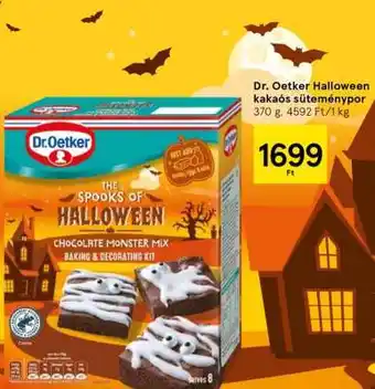 Tesco Dr. Oetker Halloween kakaós süteménypor ajánlat