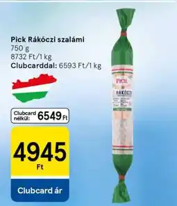 Tesco PICK Rákóczi szalámi ajánlat