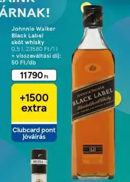 Tesco Johnnie Walker Black Label skót whisky ajánlat