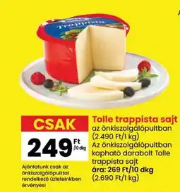 Spar Tolle trappista sajt ajánlat