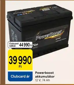 Tesco Powerboost akkumulátor ajánlat