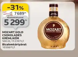 Auchan Mozart Gold Csokoládés Krémlikőr ajánlat
