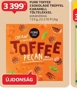 Auchan Pure Toffee Csokoládé Trüffel ajánlat