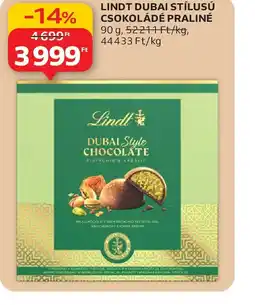 Auchan Lindt Dubai Stílusú Csokoládé Praliné ajánlat