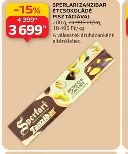 Auchan Sperlari Zanzibar étcsokoládé ajánlat