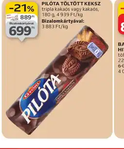 Auchan Pilta töltött keksz ajánlat