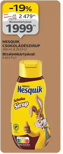 Auchan Nesquik Csokoládészirup ajánlat