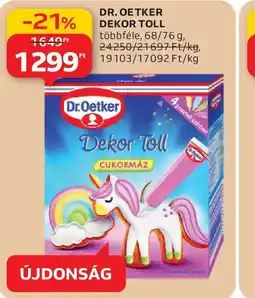 Auchan Dr. Oetker Dekor Toll ajánlat