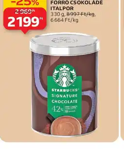 Auchan Starbucks Forr Csokoládé Italpor ajánlat