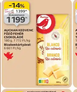 Auchan Auchan Kedvenc Főző Fehér Csokoládé ajánlat