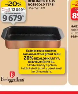 Auchan Berlinger Haus Rosegold Tepsi ajánlat
