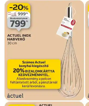 Auchan Actuel Inox Habverő ajánlat