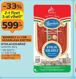Auchan Gyulai Kolbász ajánlat