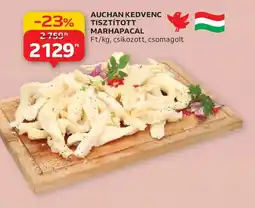Auchan Auchan Kedvenc Tisztított Marhapacal ajánlat