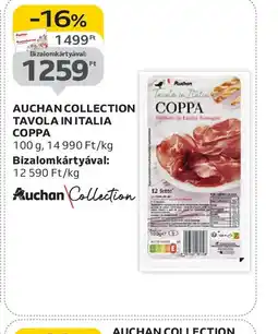 Auchan Auchan Collection Tavola in Italia Coppa ajánlat