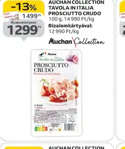 Auchan Auchan Collection Tavola in Italia Prosciutto Crudo ajánlat