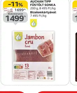 Auchan Auchan Tipp Füstölt Sonka ajánlat