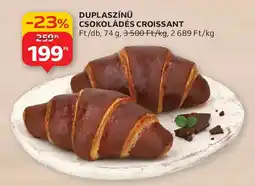 Auchan Duplaszínű csokoládés croissant ajánlat