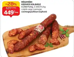 Auchan Régimódi kedves kolbász ajánlat