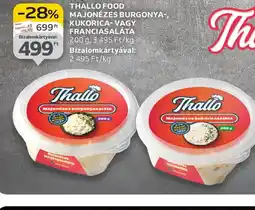 Auchan Thallo Food Majonézes Burgonya-, Kukorica- vagy Francia Saláta ajánlat