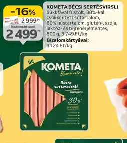 Auchan Kometa Bécsi Sertésvirsl ajánlat