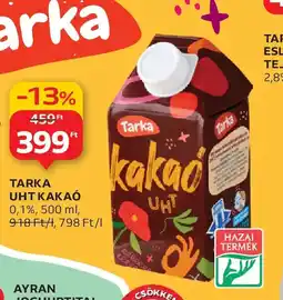 Auchan Tarka UHT kaka ajánlat