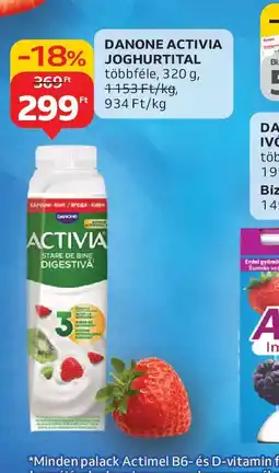Auchan Danone Activia Joghurtital ajánlat