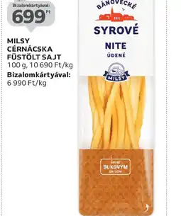 Auchan Milsy Cérnácska Füstölt Sajt ajánlat
