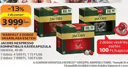 Auchan Jacobs Nespresso Kompatibilis Kávékapszula ajánlat