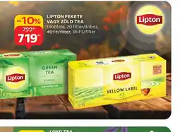 Auchan Lipton Fekete vagy Zöld Tea ajánlat
