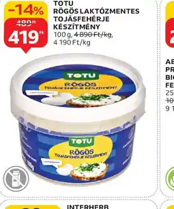 Auchan Totu Rögös Laktzmentes ajánlat