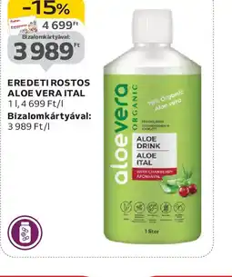 Auchan Eredeti Rostos Aloe Vera Ital ajánlat