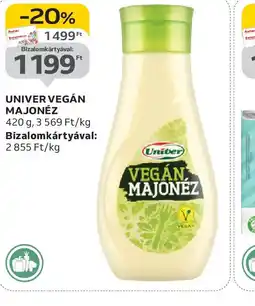 Auchan Univer Vegán Majonéz ajánlat