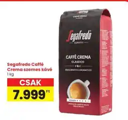Spar Segafredo Caffé Crema szemes kávé ajánlat