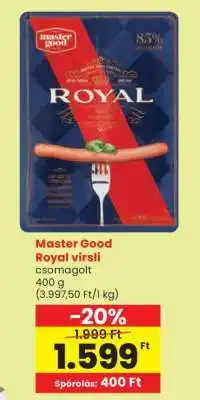 Spar MASTER GOOD ROYAL VIRSLI ajánlat