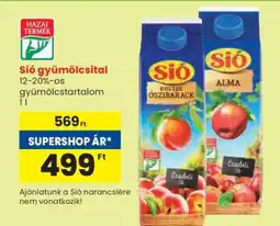 Spar Sió gyümölcsital ajánlat