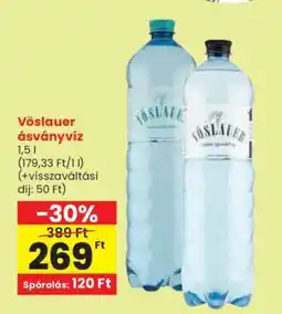 Spar Vöslauer ásványvíz ajánlat