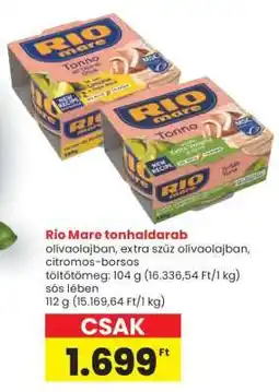 Spar Rio Mare tonhaldarab ajánlat