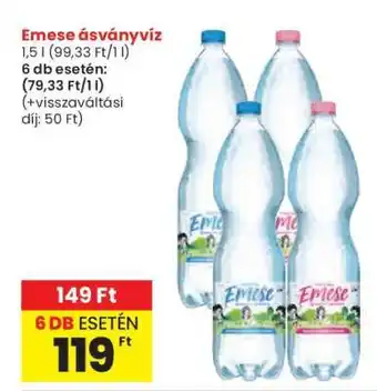 Spar Emese ásványvíz ajánlat